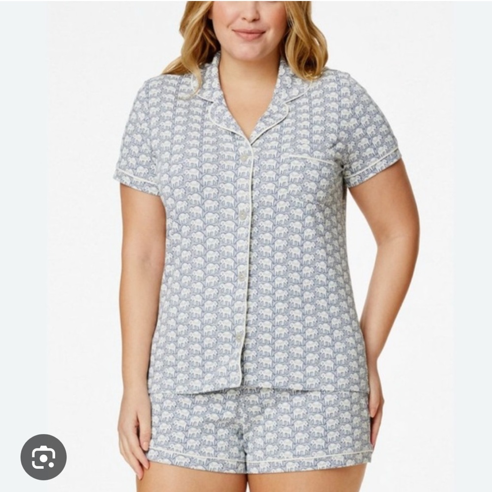 NWT Roller Rabbit Grey Hathi Polo set